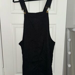 Chic Black Overall Dress